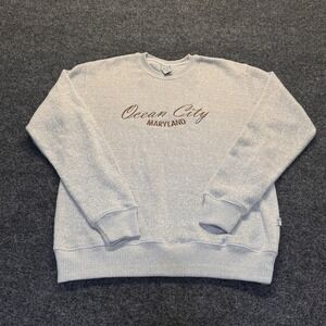 Ragwear USA Ocean City Maryland Grey Sweater Small